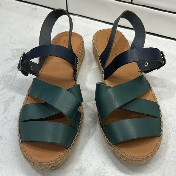 Anthropologie Naguisa Sandals Women Mediterranean Fisherman Espadrille 40 US 9.5 - Picture 2 of 16